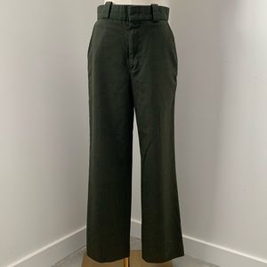VF Imagewear Mens Olive Green Wool Blend Pants